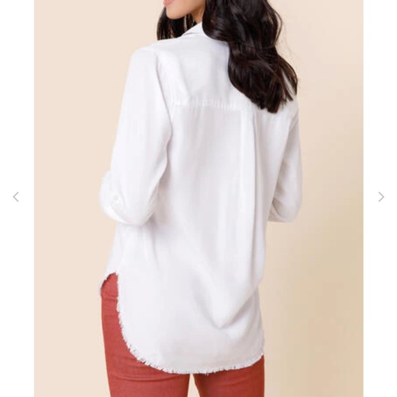 Raw edge blouse - Picture 2 of 4